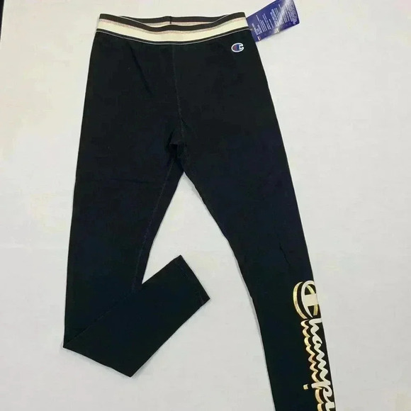 CHAMPION Authentic Graphic Tights Black/Natural SM - Picture 2 of 4